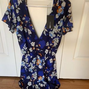 Fashion Nova floral romper NEW NWT